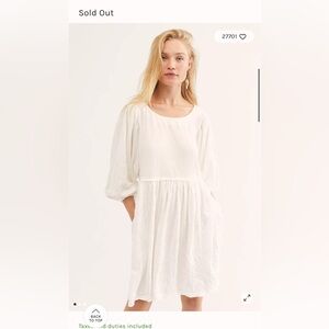 Free People Get Obsessed Babydoll Mini Dress